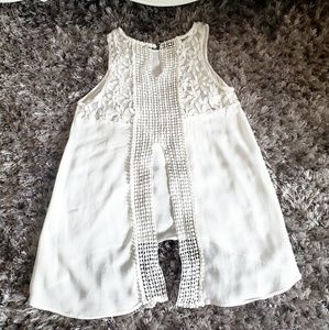 Monteau Sheer open back top